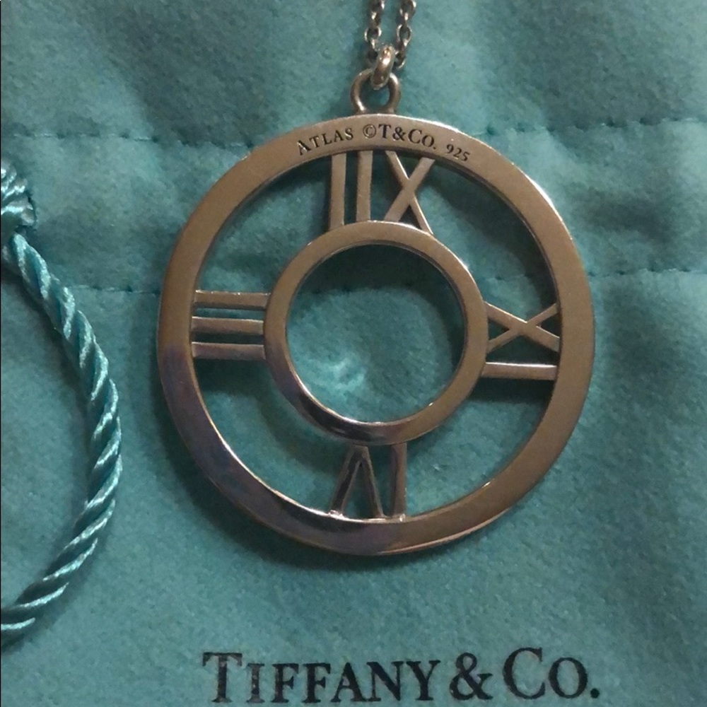 Tiffany & Co Sterling Silver 18” Altas Necklace